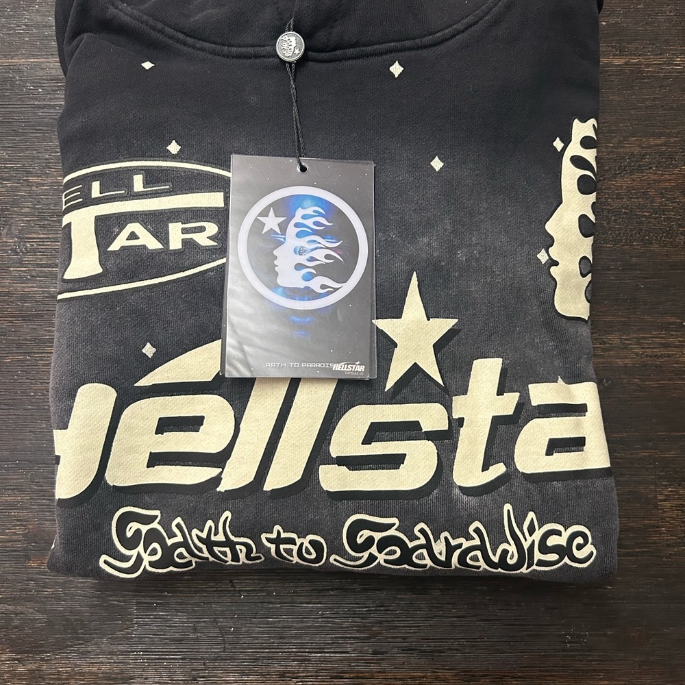 Hellstar Black Crewneck Sweater